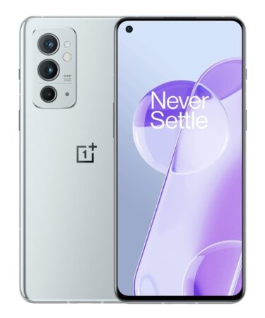 OnePlus 9RT 5G smartphone front and back view