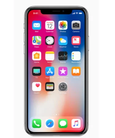 Used Apple iPhone X with 5.8-inch OLED display and Face ID