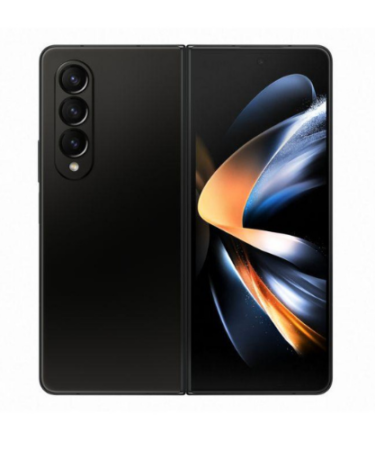 Samsung Galaxy Z Fold 4 5G used like new foldable smartphone front and unfolded view