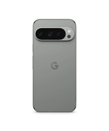 Google Pixel 9 Pro smartphone with 6.8-inch OLED display, Tensor G4 processor, triple rear camera, and AI-powered features